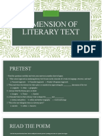 Dimension of Literary Text