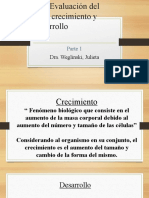 Evaluación del crecimiento y desarrollo: Indicadores antropométricos