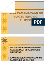 Mga An NG Pagtuturo NG Filipino