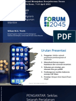 Forum 2045 PPT Wilson Therik