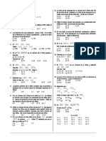 Evaluación de Matemática