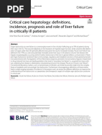 Critical Care Hepatology