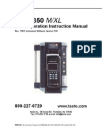 Testo 350 M/XL: Short Operation Instruction Manual