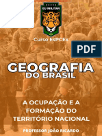 GEOGRAFIA BR - A Ocupação e A Formação Do Território Nacional - 1