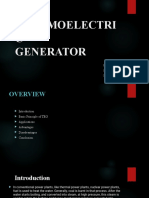 Thermoelectric Generator 1