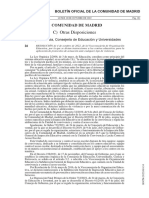 Resolución 4 Octubre VOE Instrucciones A Los Centros Educativos Ante Cualquier Tipo de Violencia