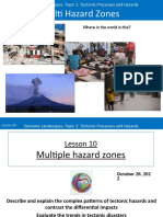 Tectonic Processes and Multiple Hazards