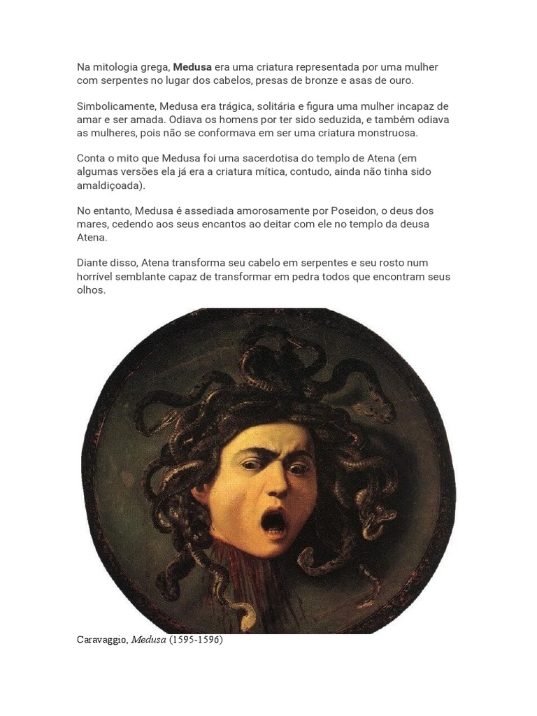Na Mitologia Grega Pdf Medusa