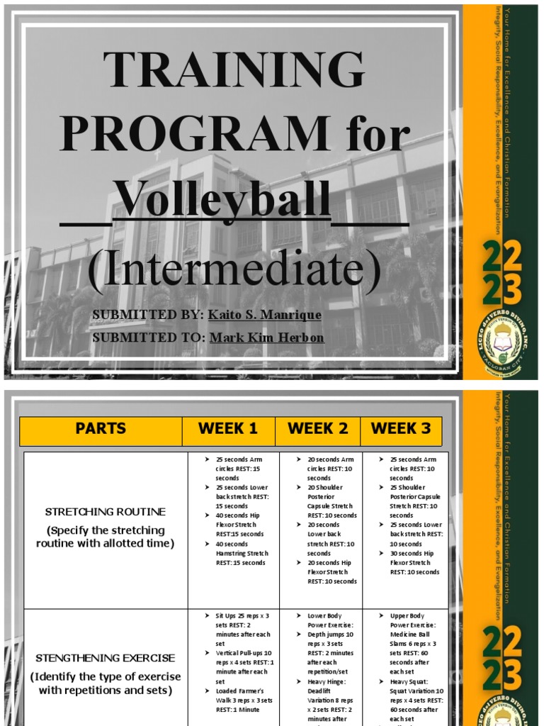 Training Program Format Pdf