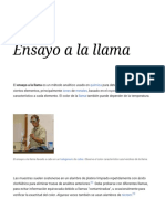 Ensayo A La Llama - Wikipedia, La Enciclopedia Libre