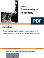 Intro To Philo Meaning of Philosophy