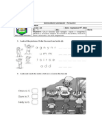 1° Intermediate Assessment - My Family