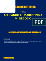 IV - Aplicando El Marketing A Mi Negocio