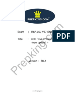 Prepking 050-V37-ENVCSE01_ Exam Questions