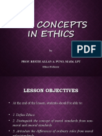 Topic 1 Key Concepts in ETHICS