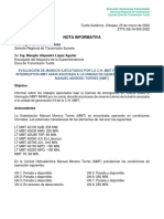 Evaluación de mando fallido en interruptor MMT A84