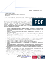 Carta de Designacion de Responsabilidades 2020