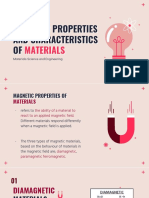 8.) Magnetic Properties and Characteristics of Materials DELA CRUZ
