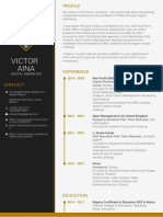 VICTOR AINA CV-RESUME