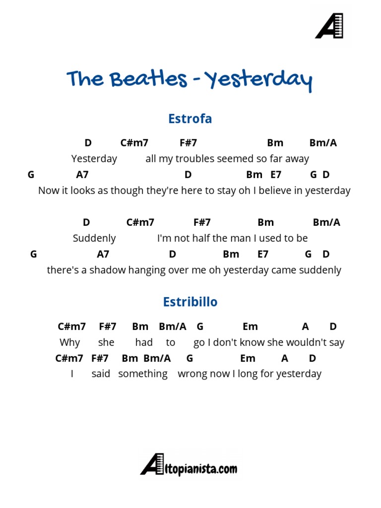 Yesterday Beatles | PDF
