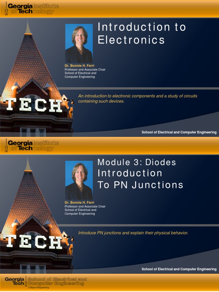 3-1 Introduction and PN Junction | PDF | P–N Junction | Diode