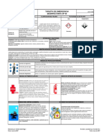 008 Desinfectante SP 50 Tarjeta Emergencia