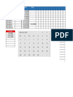 Plantilla Diagrama de Gantt