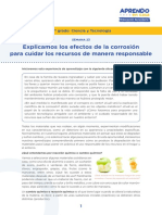 Explicamos Los Efectos de La Corrosión para Cuidar Los Recursos de Manera Responsable