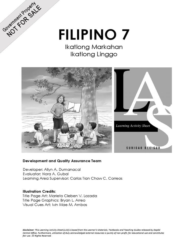 Filipino7 q3 Week3 v4 | PDF