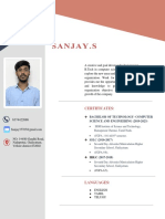 Sanjay Resume