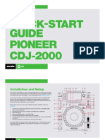 Serato DJ Pioneer CDJ-2000 Quickstart Guide