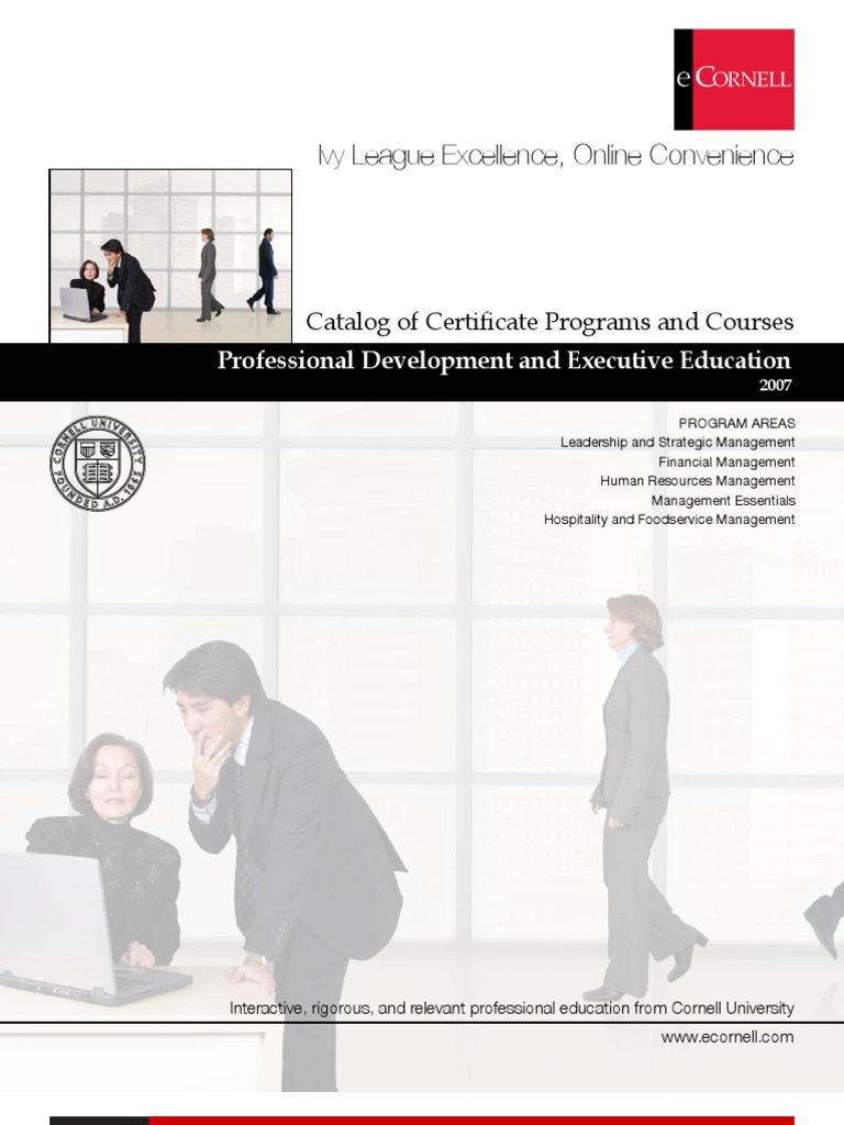 Full Catalog Retail PDF Cornell University Human Resource Management