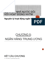 Chương 4 - Quản lý nhà nước đối với hoạt động NHTM