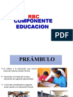 COMPONENTE EDUCACION  RBC-2