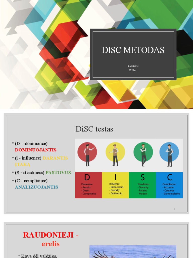 DiSC Metodas1 | PDF