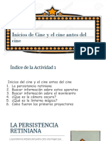 Inicios de Cine y El Cine Antes Del Cine