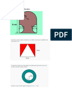 Áreas de Figuras Hachuradas e Capacidade de Prismas e Cilindros