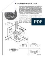 Exercice Geometrie Descriptive Chapitre 4 La Projection de Monge