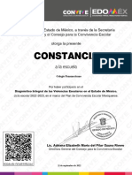 Diagnóstico Integral de Las Violencias Escolares (2022 2023) - Constancia Por Llenar El Cuestionario Digital Ms 23563