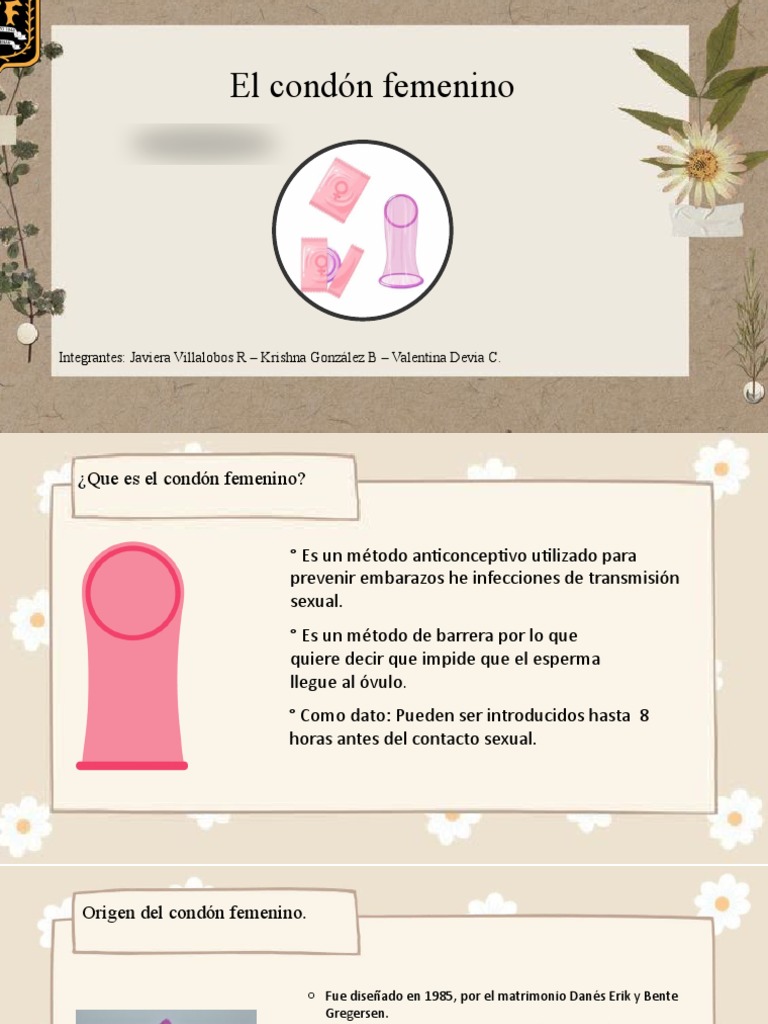 Condon Femenino | PDF | Condón | Vagina