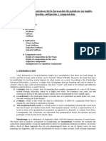 10 - Léxico. Características de La Formación de Palabras en Inglés - Updated