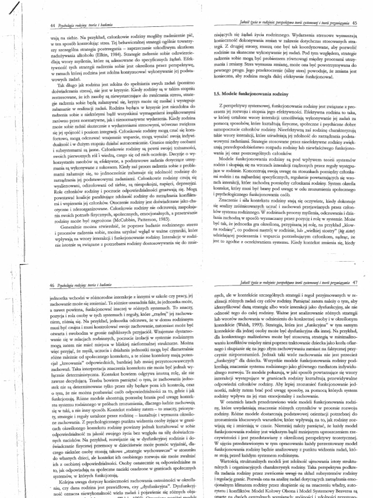 Plopa - Psychologia Rodziny | PDF