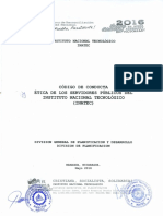 TECNacional - Código de Conducta Ética de Los Servidores PúblicosINATEC