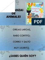 Adivinanzas de animales