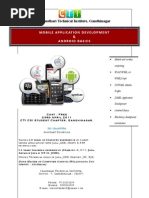 Mobile Application Development & Android Basic Report