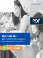 Recursos e Ideas Autoevaluación y Ev. Entre Pares