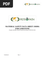 MSDS Petropath Limestone