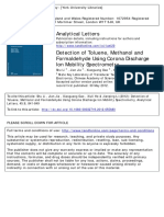 Analytical Letters: To Cite This Article: Shu Li, Jian Jia, Xiaoguang Gao, Xiuli He & Jianping Li (2012) : Detection of