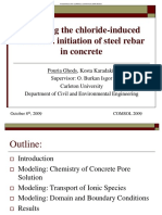 Modeling Chloride-Induced Corrosion of Steel Rebar in Concrete