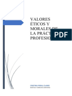 ACT Valores Éticos y Morales de La Práctica Profesional